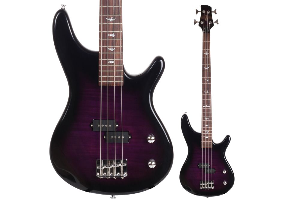 Lindo Purple Tiger Electric Bass Guitar & Free Gig bag and Cable eBay