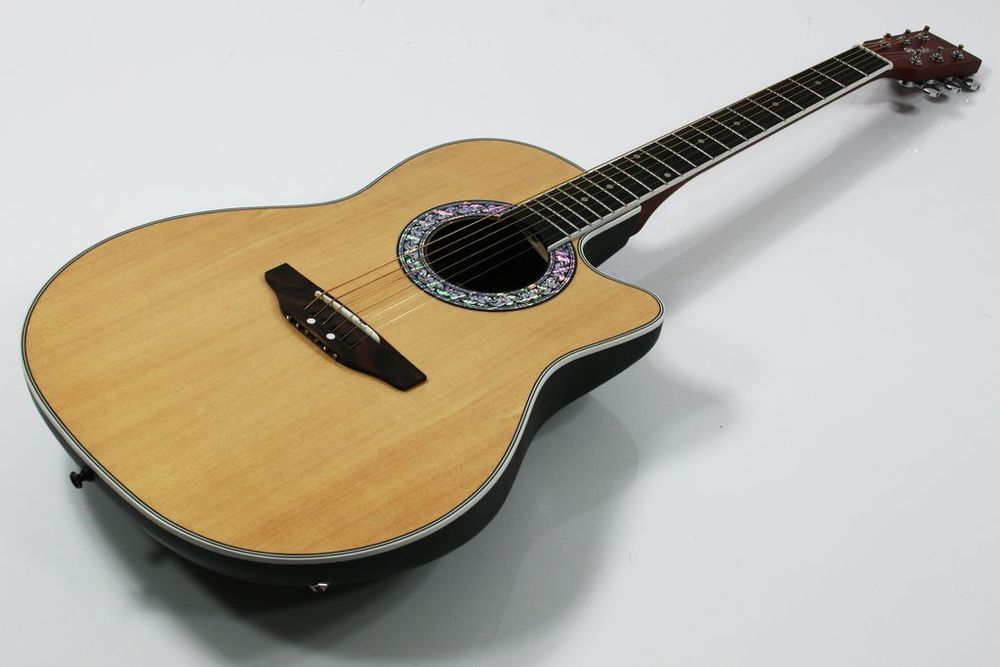 Electro Acoustic Slim Roundback Bowl Resin Guitar by Lindo eBay
