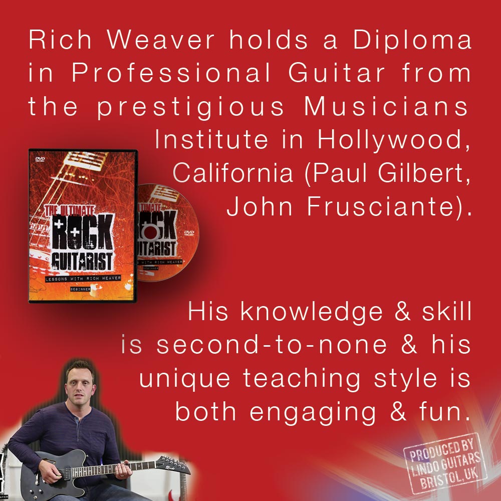 Beginner Electric Guitar DVD Lessons Lindo Guitars