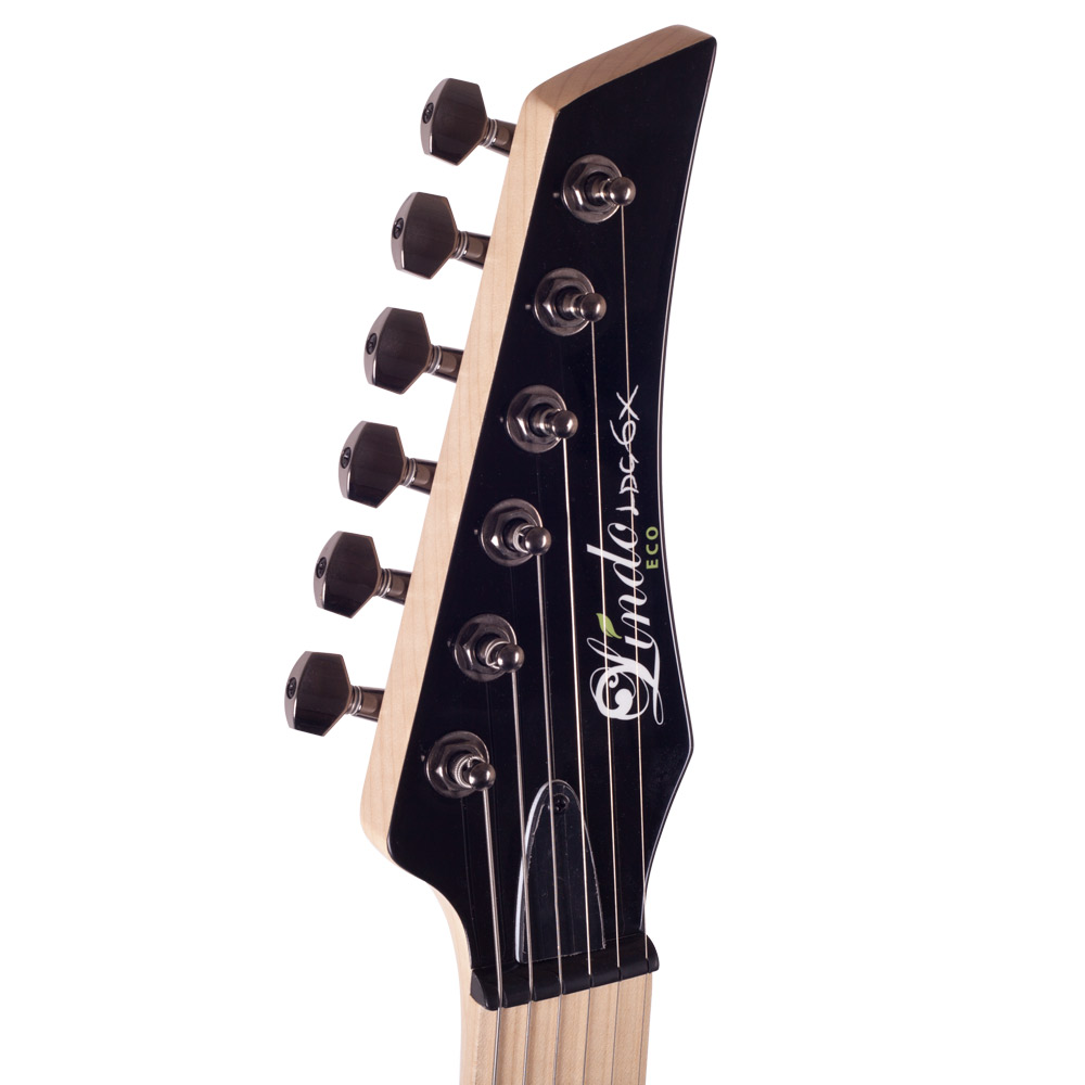 Lindo LDG6X Quilted Maple / Bamboo Electric Guitar Ocean Burst