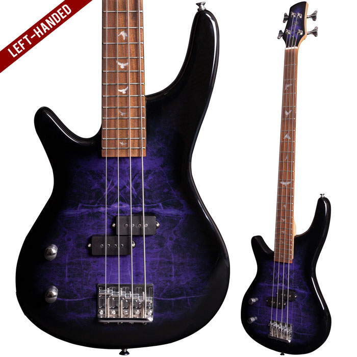 lindo-pdb-left-handed-purple-dove-bass-electric-guitar-thumb