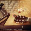 Lindo 'Widow' Acoustic Guitar Pack - Matte Black - Image 2