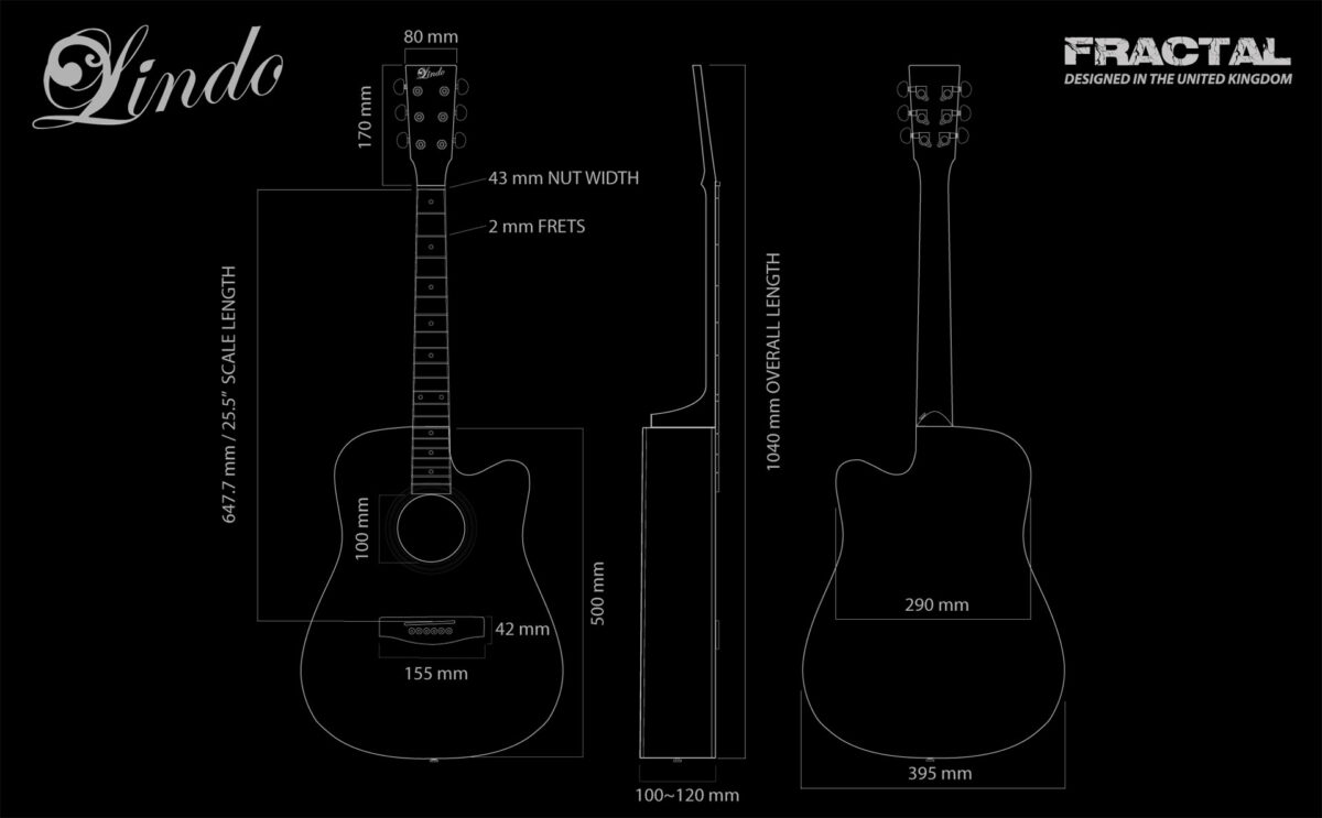 Lindo-Fractal-Acoustic-Guitar-Dimensions