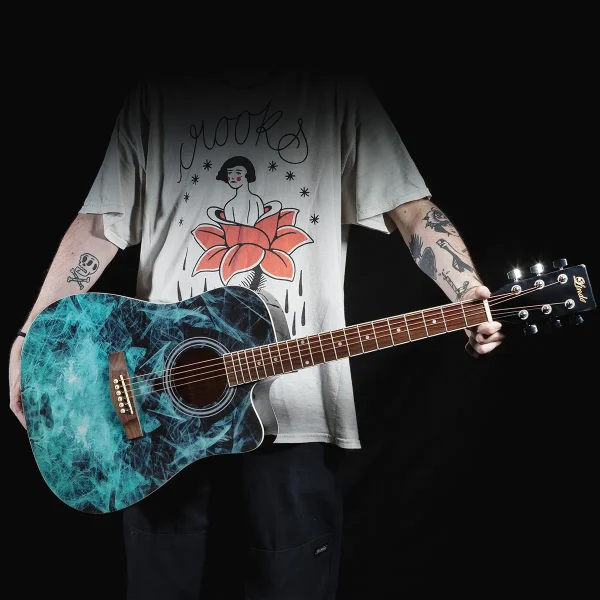 Lindo Fractal Acoustic Guitar Holding