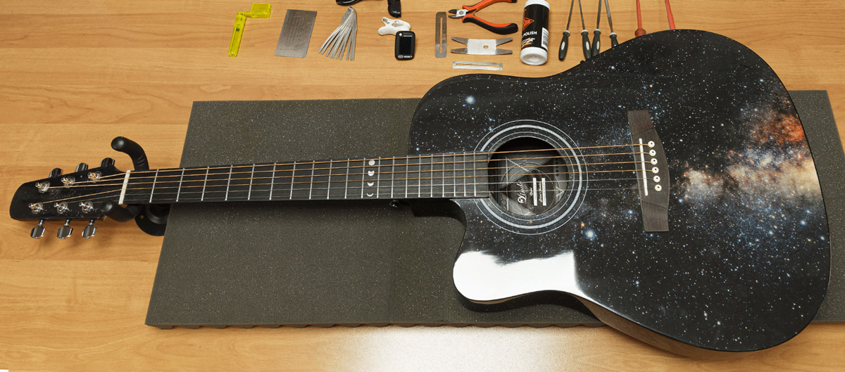 Lindo-Left-Handed-Galaxy-Slim-Electro-Acoustic-Guitar-Setup
