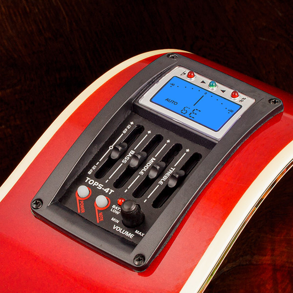 Lindo-ORG-Regular-Red-Electro-Acoustic-Guitar-Preamp