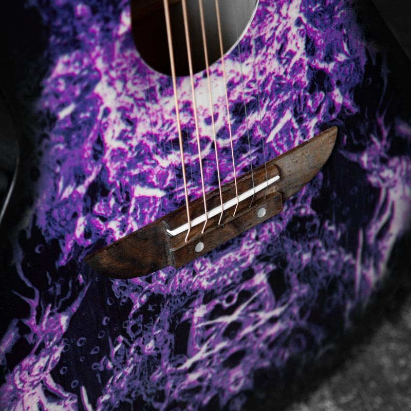 lindo-purple-alien-acoustic-guitar-bridge
