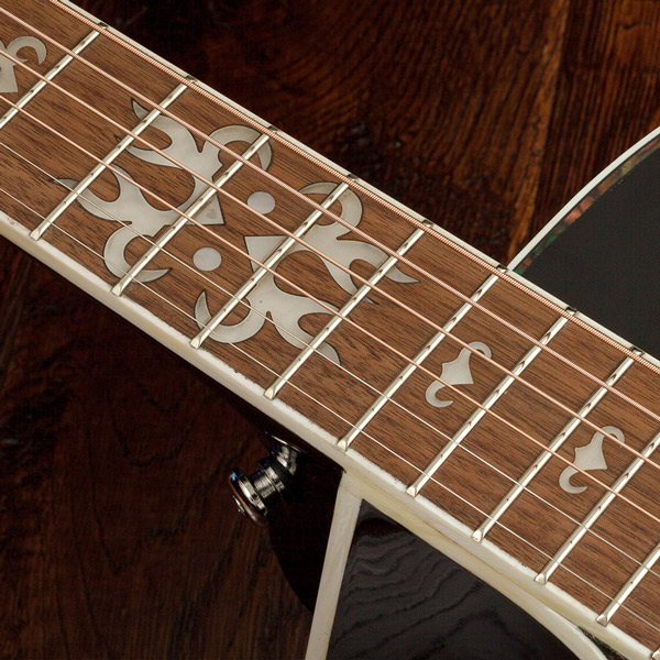 Lindo-Left-Handed-Black-Fire-Electro-Acoustic-Guitar-Inlay