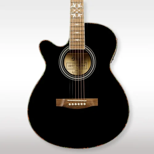 Lindo Left Handed Black Fire Electro Acoustic Guitar New