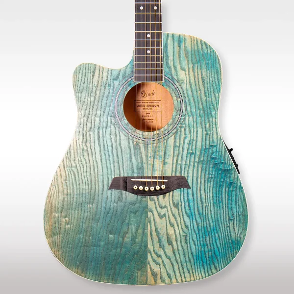Lindo Left Handed Willow Beachfade Electro Acoustic Guitar New
