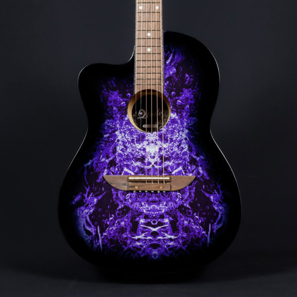 Lindo-Left-Handed-Purple-Alien-Acoustic-Guitar