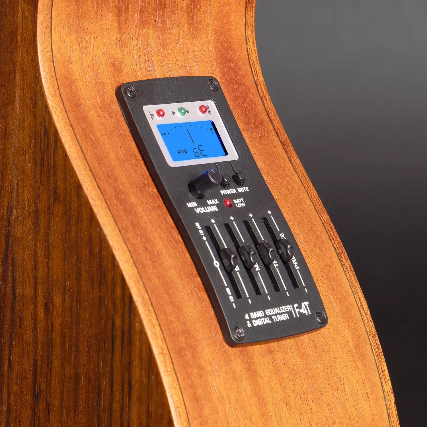 Lindo Left Handed Neptune SE Electro Acoustic Guitar Preamp