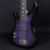 Lindo Left Handed PDB 5-String Purple Dove Electric Bass Guitar And Hard Case