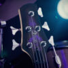 Lindo Left Handed PDB 5-String Purple Dove Electric Bass Guitar And Hard Case