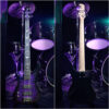 Lindo Left Handed PDB 5-String Purple Dove Electric Bass Guitar And Hard Case