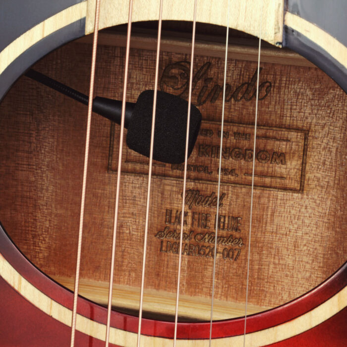 Lindo Karma Fire Electro Acoustic Guitar with BS5M Blend Preamp
