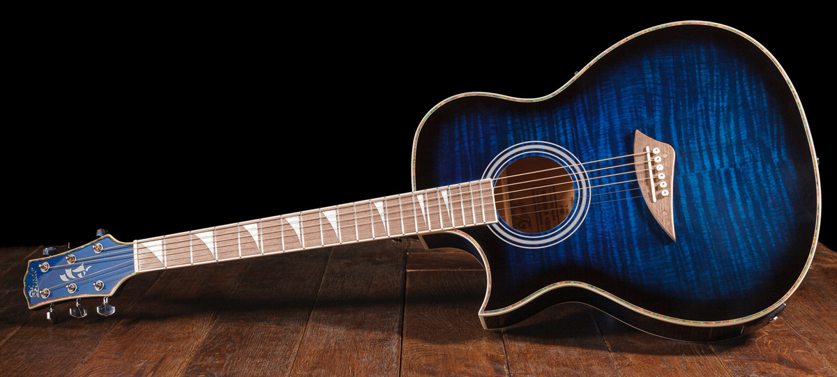 Lindo-Left-Handed-ORG-SL-Slim-Blue-Electro-Acoustic-Guitar-Body