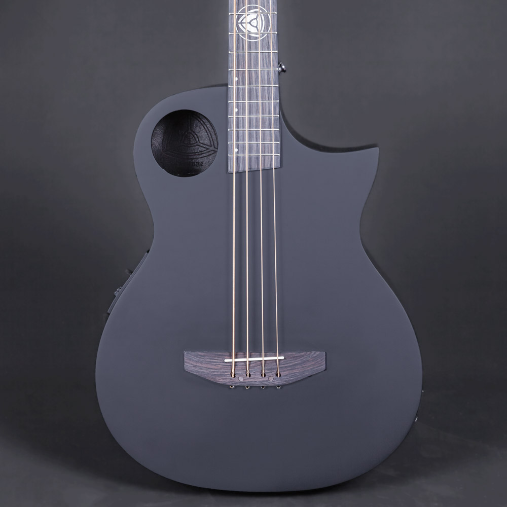 Lindo Neptune Short Scale Electro Acoustic Guitar - Matte Black