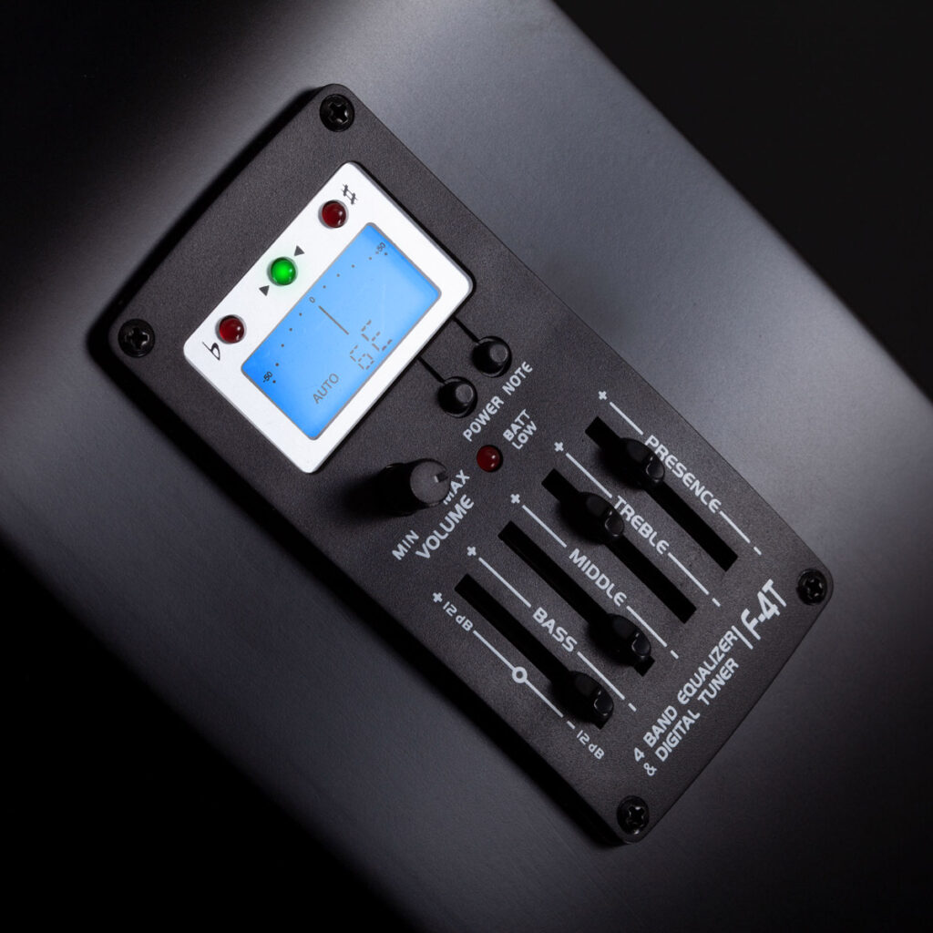 F-4T preamp controls and illuminated tuner