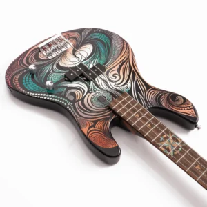 W26 Lindo Sahara Electric Bass Guitar (30″ Short Scale) – gallery image 6