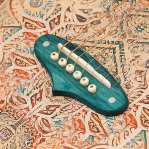 W31 Lindo Sahara Steel Strings Electro Acoustic Travel Guitar (Short Scale) – gallery image 3