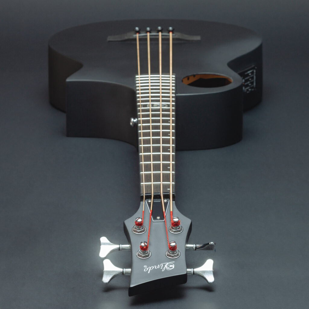 Full Neptune V2 bass viewed along the neck