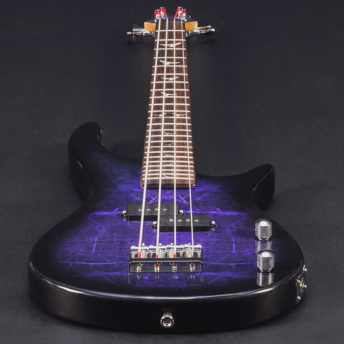 Lindo PDB Short Scale V2 Purple Dove Electric Bass Guitar - Image 3