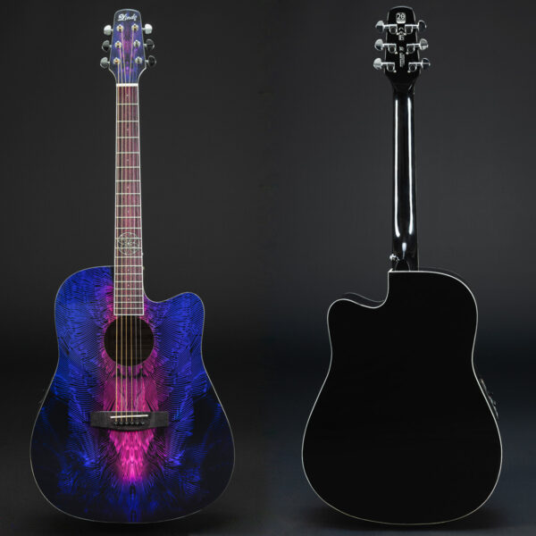 Lindo Swallow V2 Electro Acoustic Guitar with Dreamcatcher Inlay - Image 2