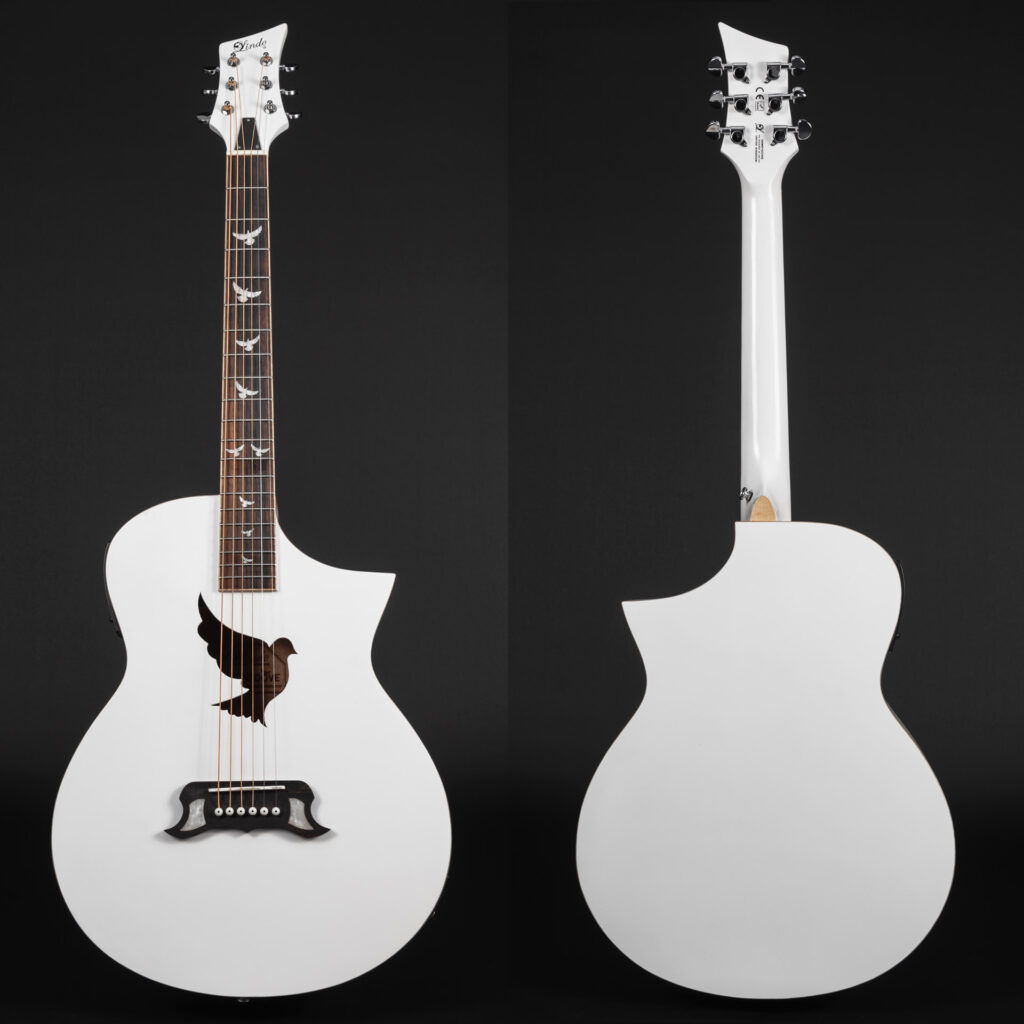 White Dove V3 model photography showing the front and back