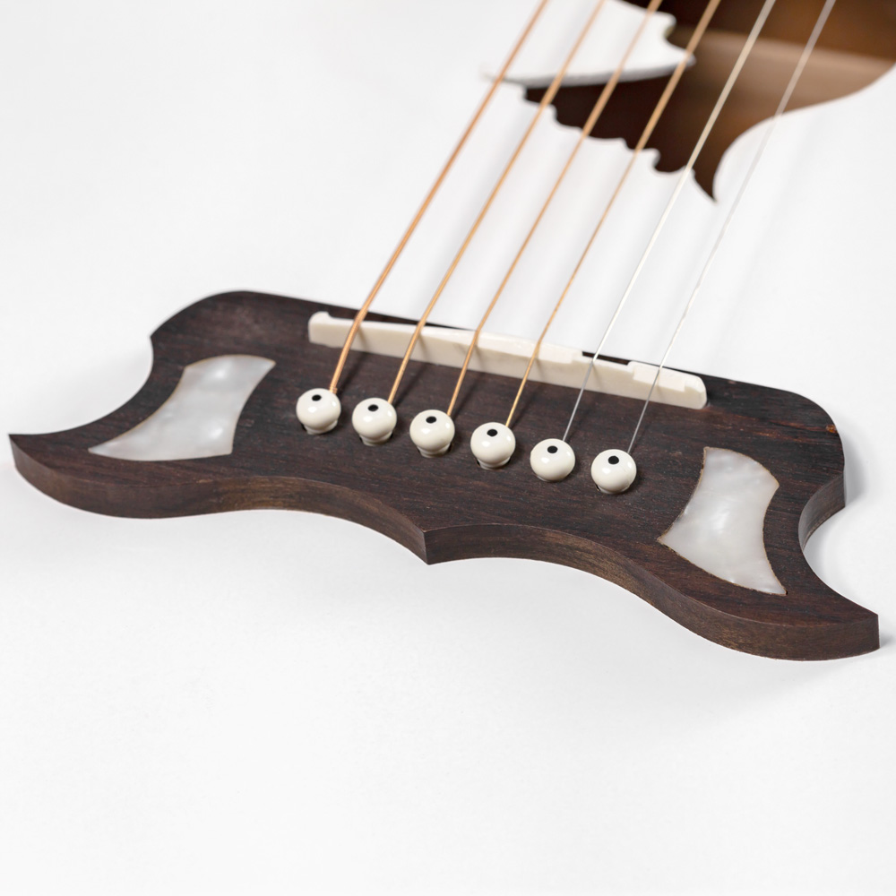 Lindo-White-Dove-V3-Electro-Acoustic-Guitar-Bridge