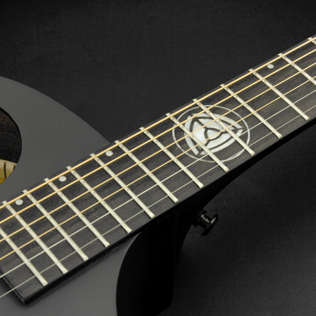 Neptune Planet Core inlay at the 12th fret