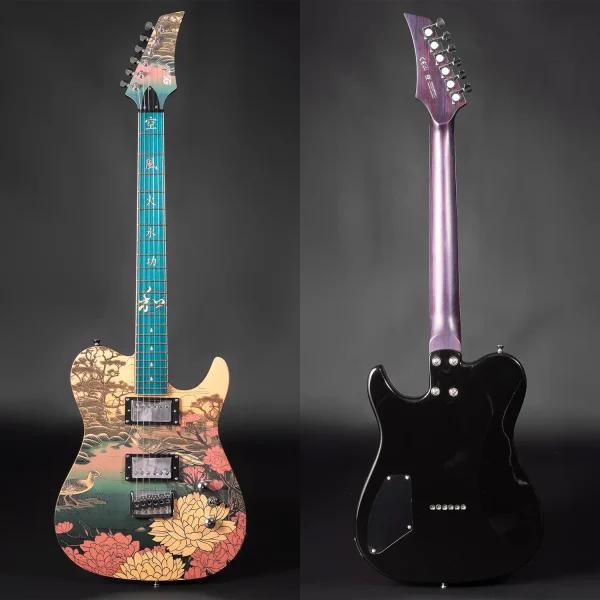 Lindo-Koya-Electric-Guitar Front and Back