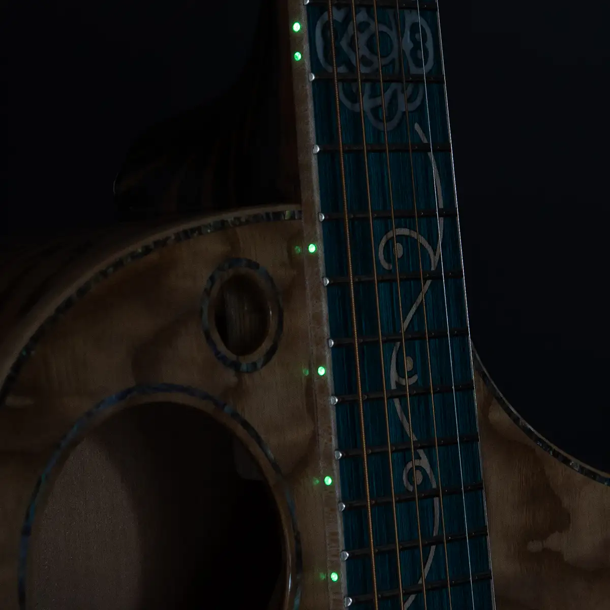 Lindo Earth Electro Acoustic Guitar Luminlays