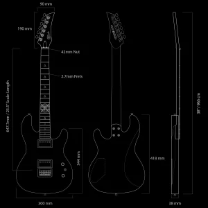 W30 Lindo Sahara V2 Electric Guitar – gallery image 6