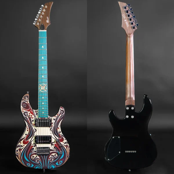 Lindo Sahara V2 Electric Guitar - Graphic Art Finish - Image 2