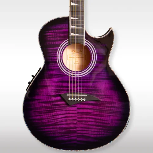 Lindo ORG-SL SlimLine Purple Electro Acoustic Guitar New
