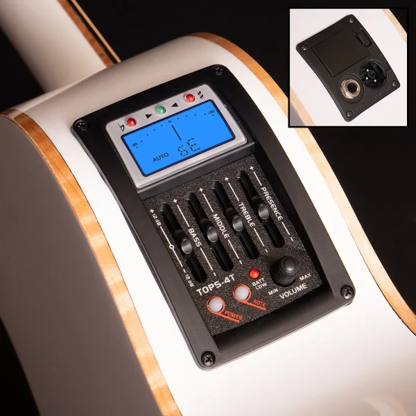 Lindo White Dove V4 Electro Acoustic Guitar Preamp