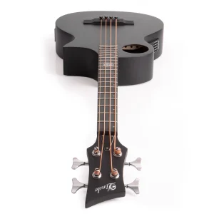 W27 Lindo Neptune V3 Short Scale Electro Acoustic Bass Guitar & Hard Case – gallery image 5