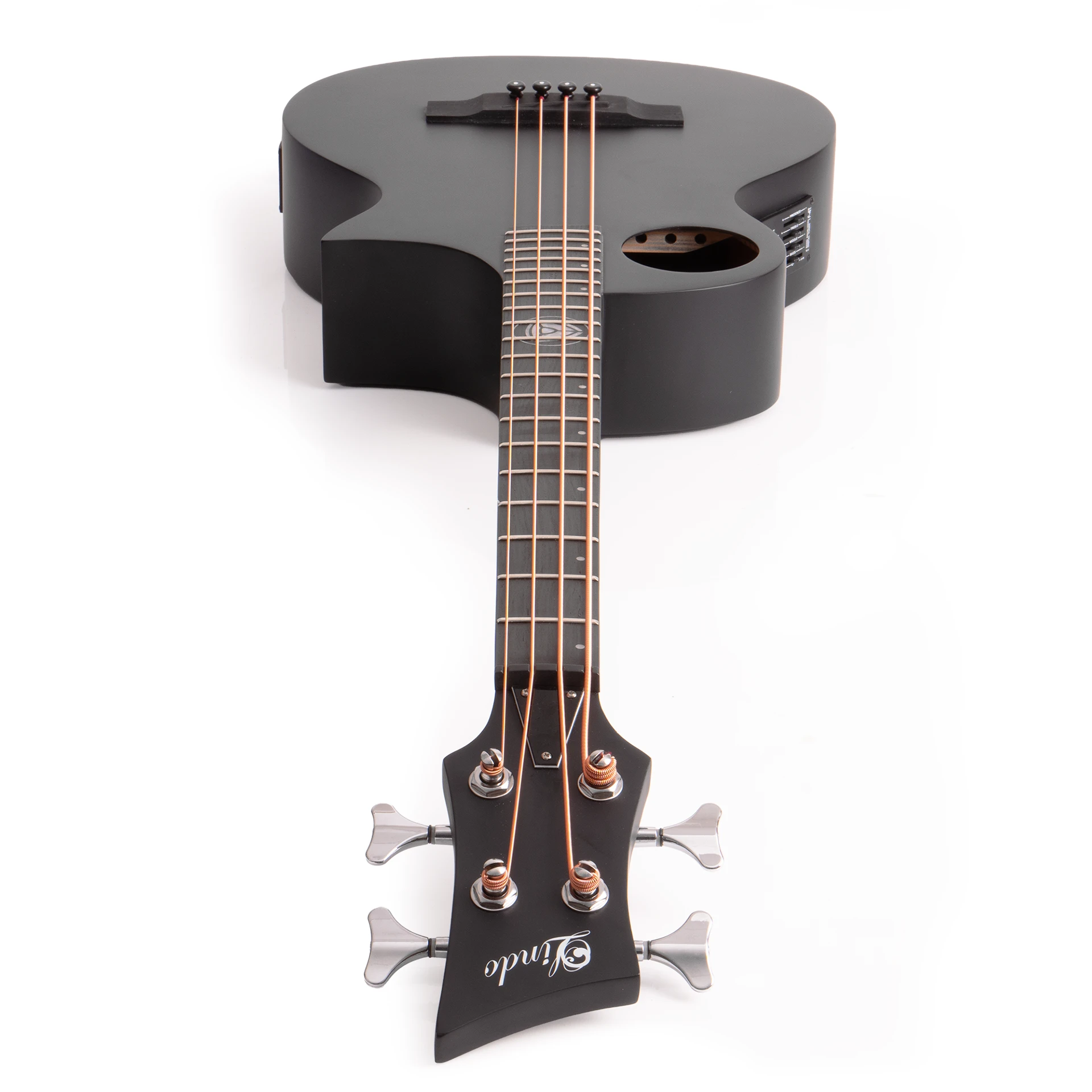Lindo Neptune V3 Electro Acoustic Bass Guitar Head Down