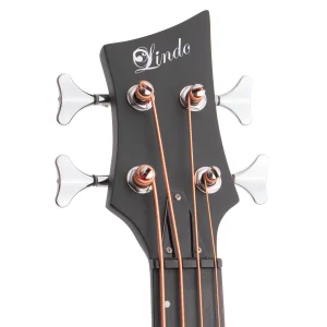 W27 Lindo Neptune V3 Short Scale Electro Acoustic Bass Guitar & Hard Case – gallery image 3