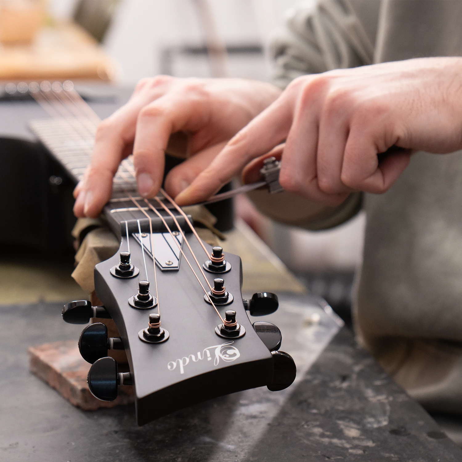 Lindo Neptune V3 Electro Acoustic Guitar Setup