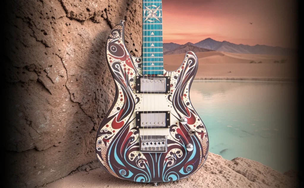 Lindo Sahara V2 Electric Guitar in Desert Oasis