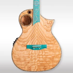 W26 Lindo Earth V2 Slim Body Electro Acoustic Guitar and Premium Hard Case – gallery image 1