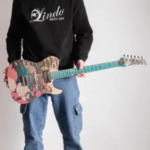 W28 Lindo Koya V2 Electric Guitar and Premium Hard Case – gallery image 2