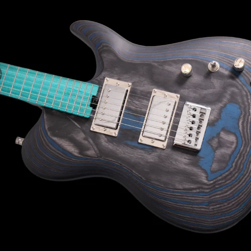 W27 Lindo Saturn Pebble Electric Guitar and Premium Hard Case – gallery image 8