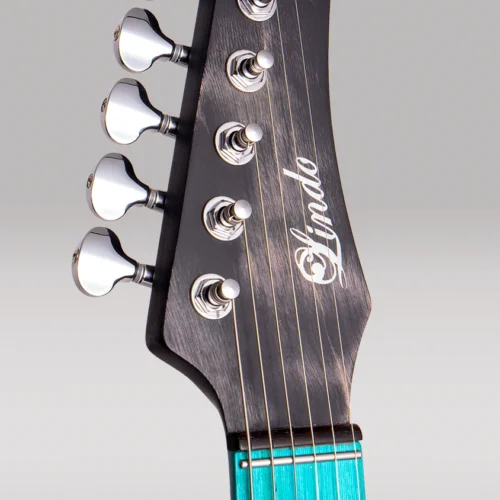 W27 Lindo Saturn Pebble Electric Guitar and Premium Hard Case – gallery image 5