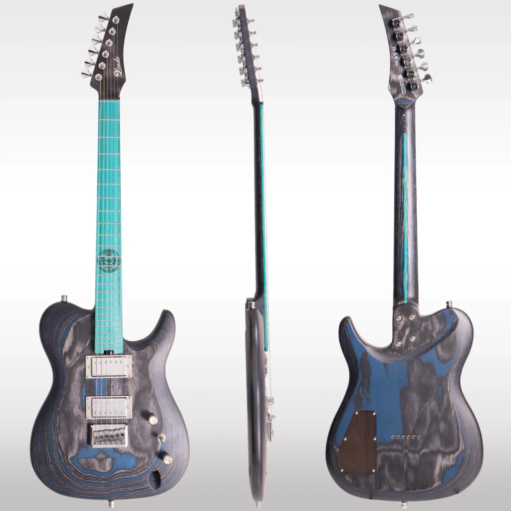 W27 Lindo Saturn Pebble Electric Guitar and Premium Hard Case