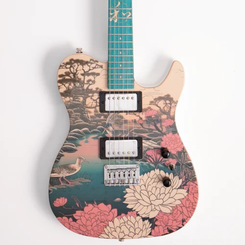 Lindo Koya White Body Electric Guitar