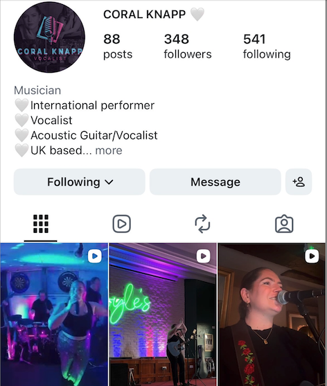 May 2026 Lindo Earth Electro Acoustic Guitar winner Coral Knapp