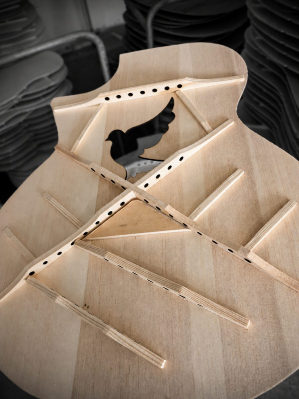 Lindo White Dove Acoustic Bass